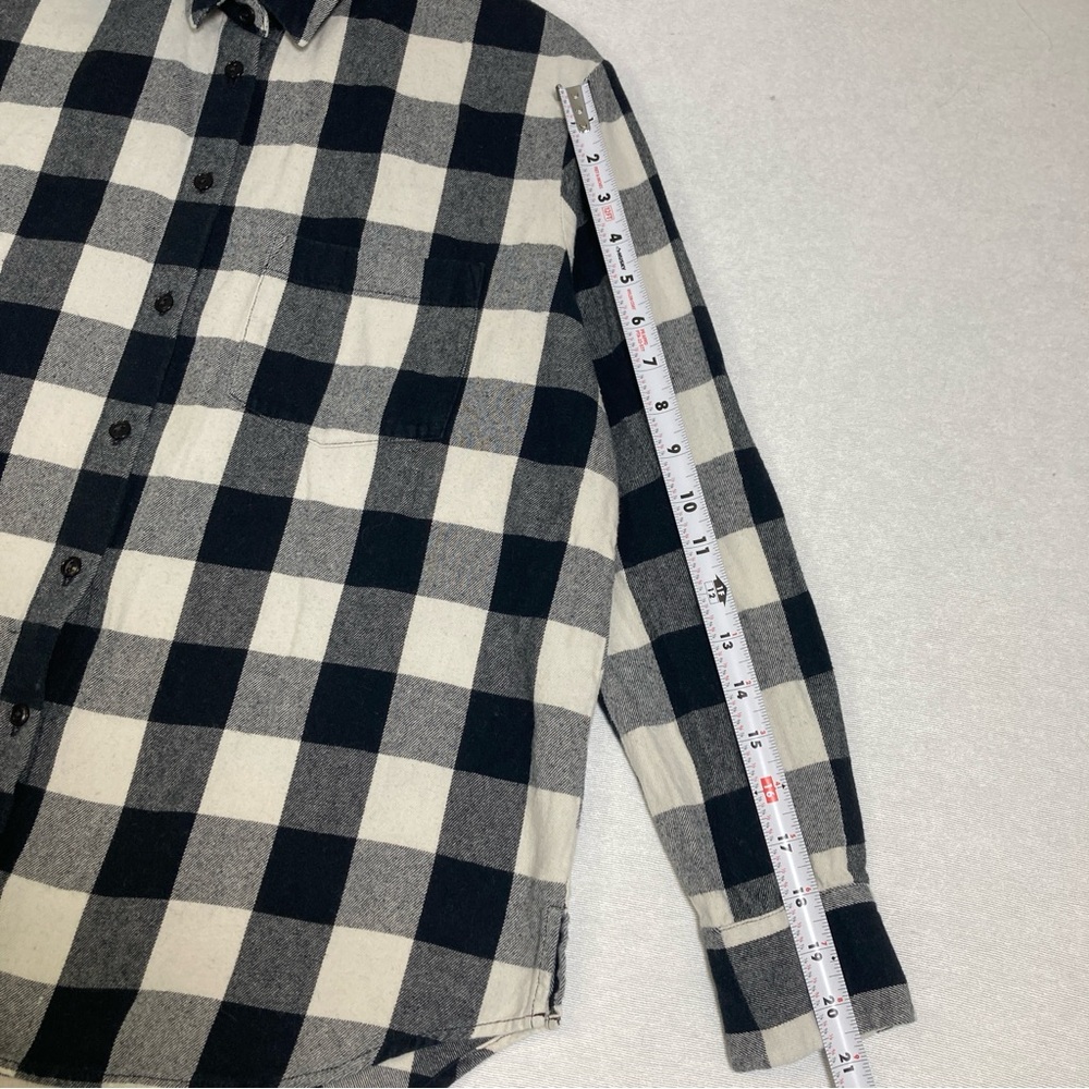 Madewell Women’s Shirt Black and White Casual Button Down Shirt Size S - Picture 10 of 15